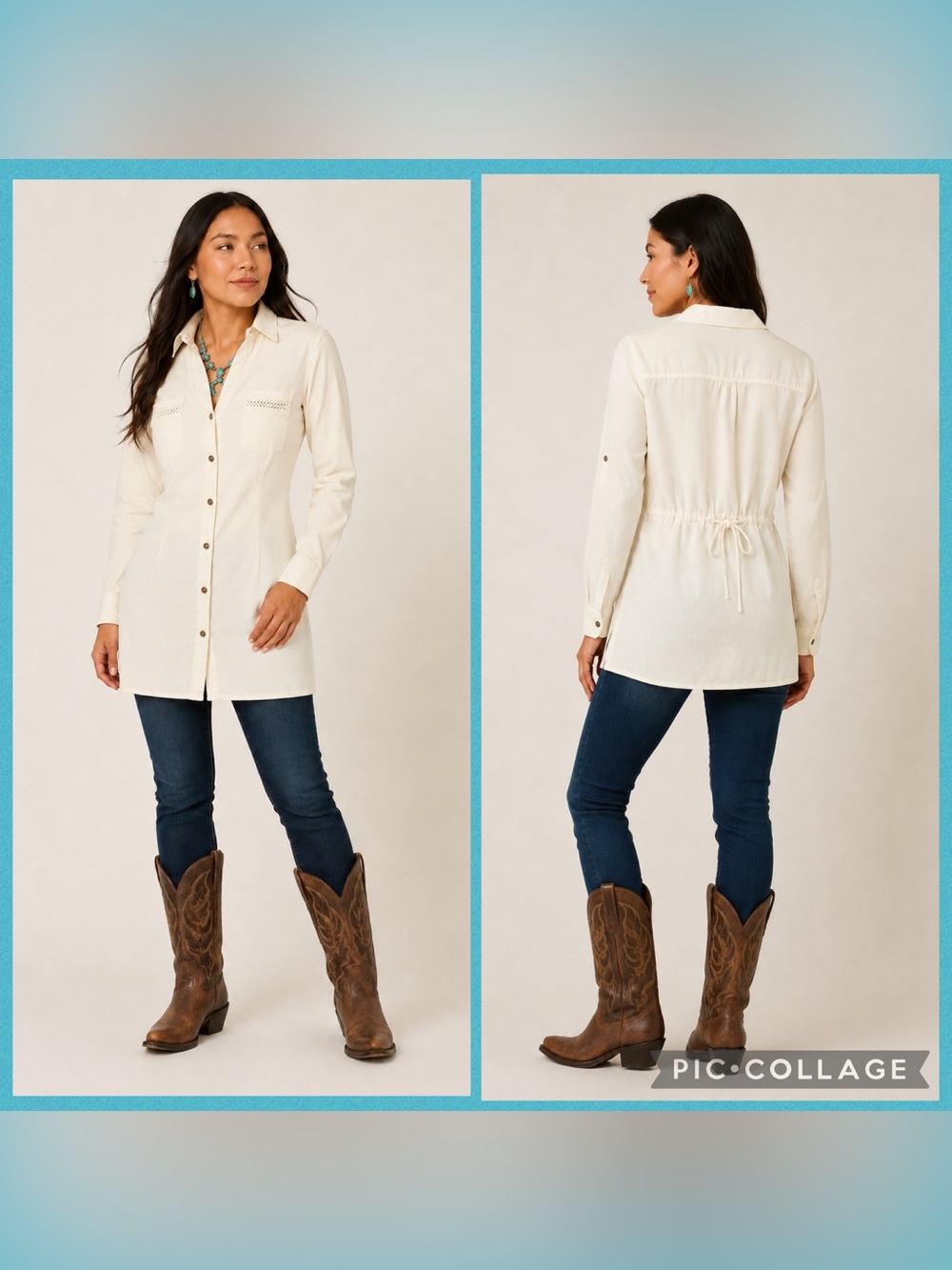 NWT Royal Robbins Cool Mesh Long Sleeve Tunic Organic Cotton M
